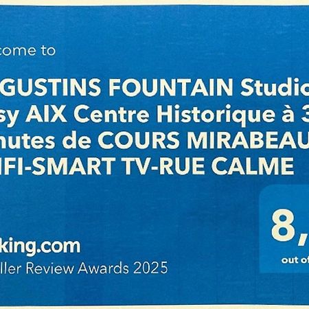 Augustins Fountain Studio Cosy Aix Centre Historique A 3 Minutes De Cours Mirabeau -Wifi-Smart Tv-Rue Calme Aix-en-Provence Dış mekan fotoğraf